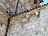 Lescure-d'Albigeois, Eglise St-Michel, Modillons (1)